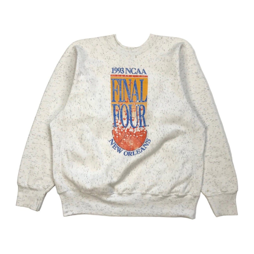 Nike White Speckled Ncaa Final Four Sweatshirt Nike White Speckled Ncaa Final Four Sweatshirt